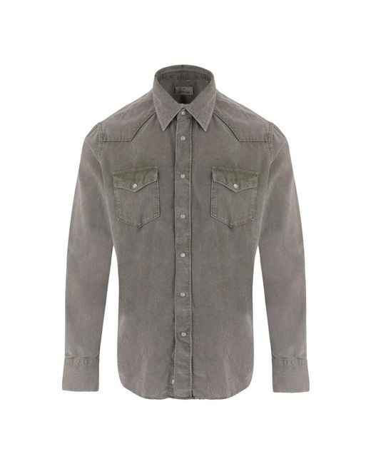 Alessandro Gherardi Gray Casual Shirts for men