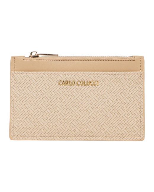 carlo colucci Natural Card Case