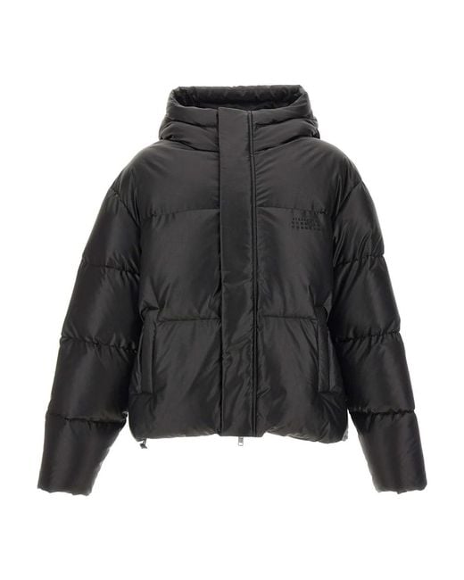 MM6 by Maison Margiela Black Winter Jackets for men