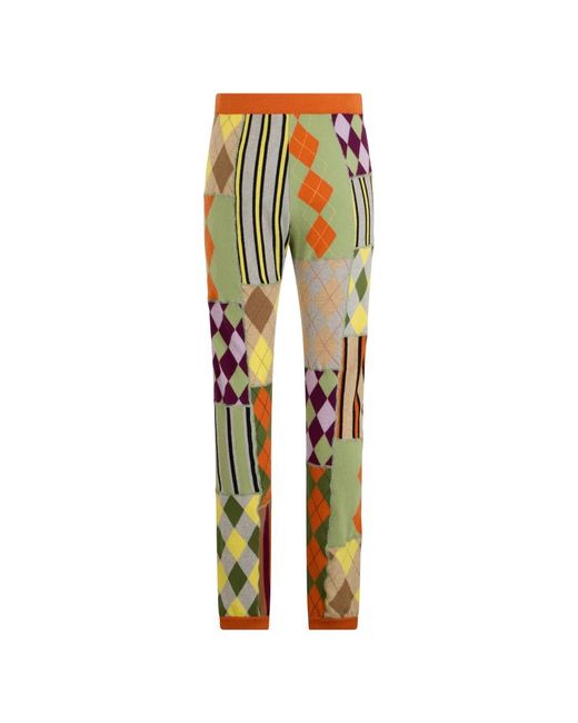 Moschino Multicolor Straight Trousers for men
