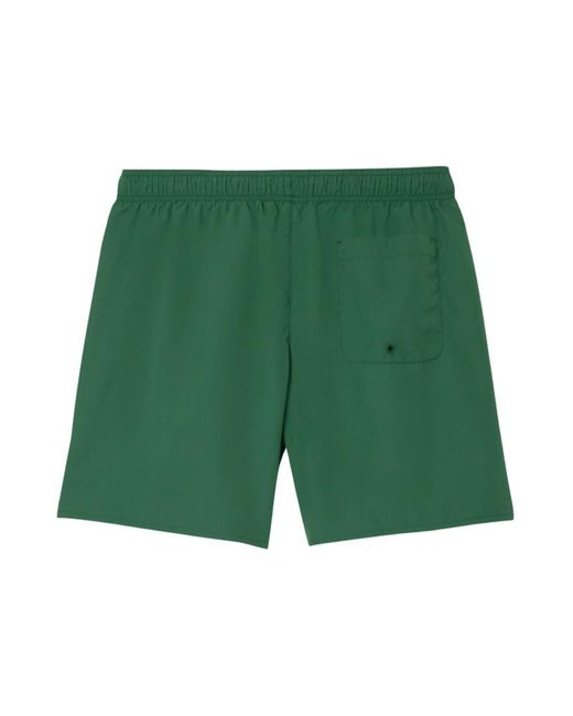 Lacoste Mesh Boxer Sea Shorts in Green für Herren