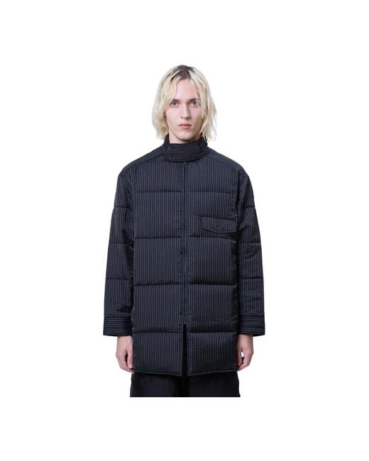 Yohji Yamamoto Blue Down Coats for men