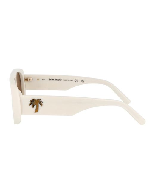 Palm Angels Brown Stilvolle sierra sonnenbrille für sonnige tage