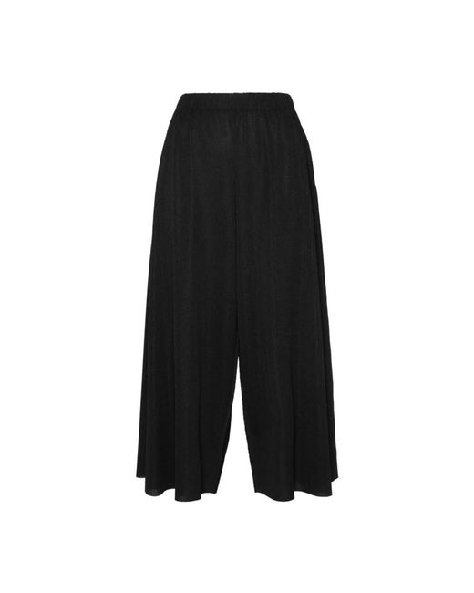 Trousers > wide trousers Issey Miyake en coloris Black