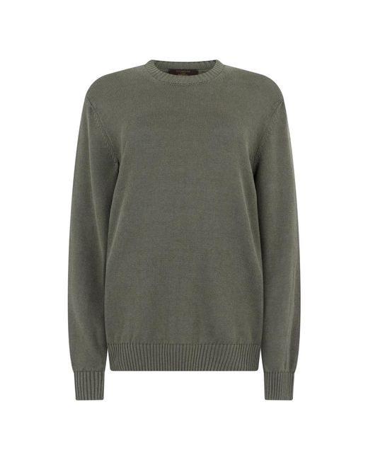 Slowear Green Round-Neck Knitwear for men