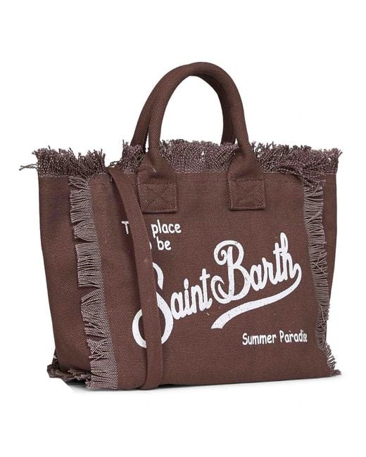 Mc2 Saint Barth Brown Shopping Bags