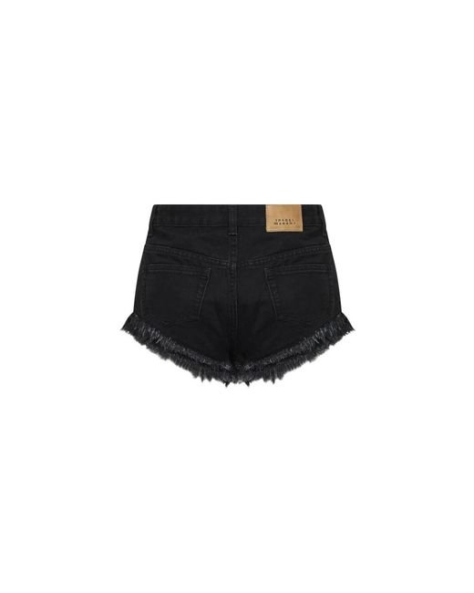 Isabel Marant Black Denim Shorts