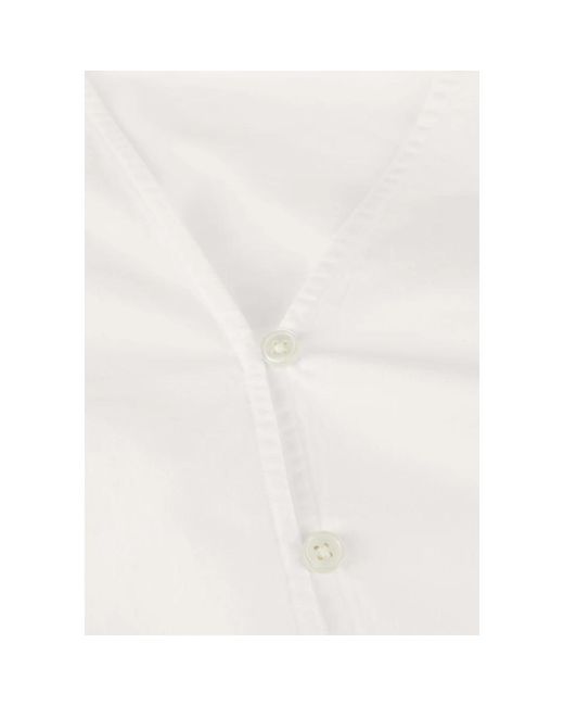 Envii Overhemden ,Wit ,Witte Ls Blouse 7119 Voor in het Gray