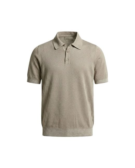 Peserico Natural Polo Shirts for men