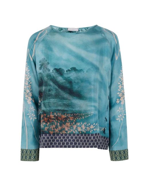 Long Sleeve Tops Pierre Louis Mascia de color Blue