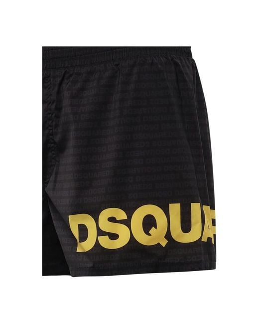 DSquared² Black Beachwear for men