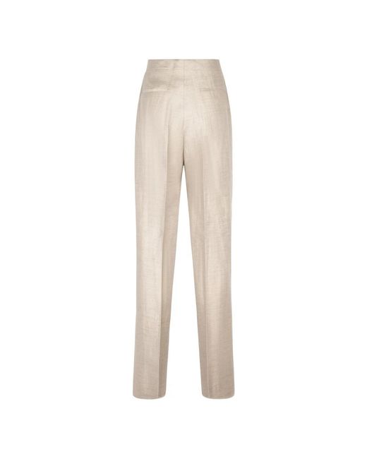 Tagliatore Natural Straight Trousers