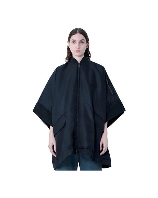 MM6 by Maison Margiela Blue Ponchos