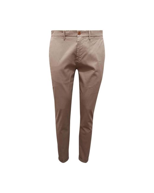 Harmont & Blaine Gray Slim-Fit Trousers for men