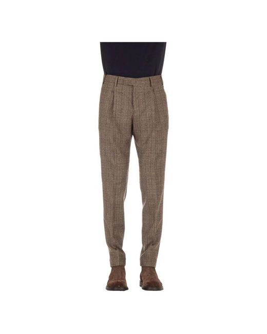 PT Torino Braune hose mit zeitgemäßem stil in Gray für Herren