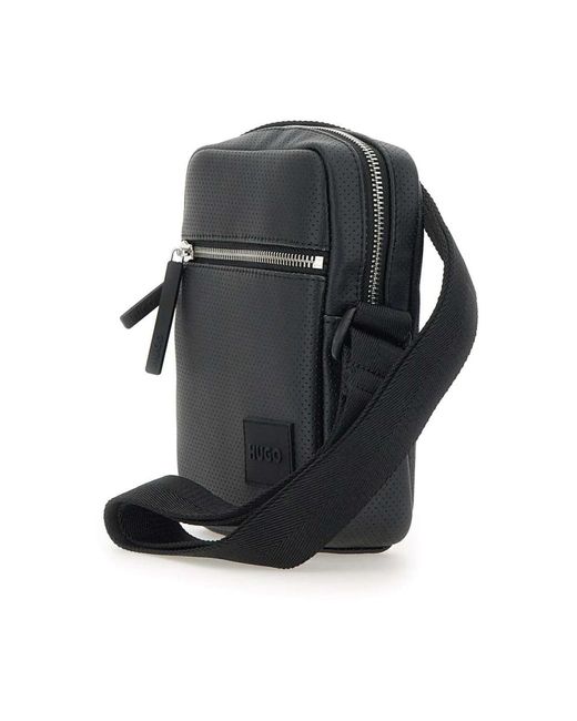 Messenger Bags di HUGO in Black da Uomo