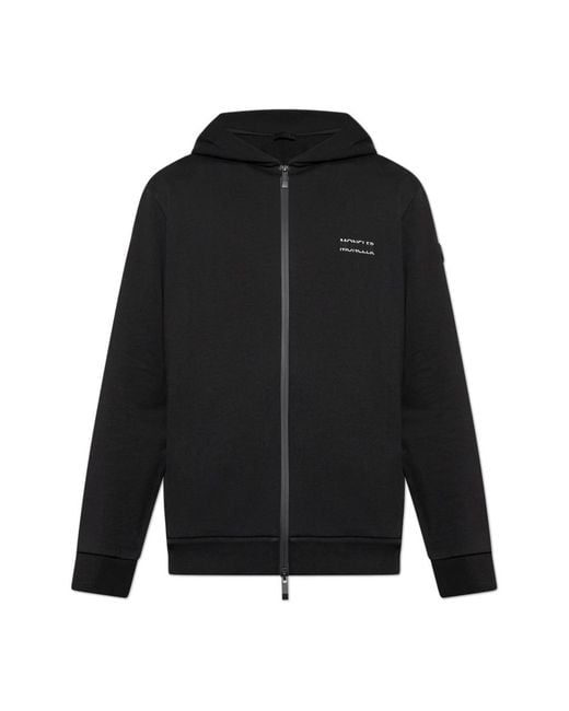 Moncler Black Zip-Throughs for men