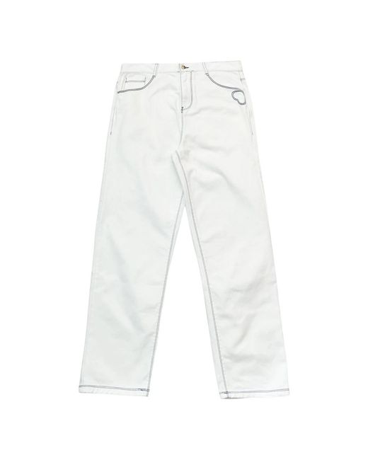 Jeans > straight jeans Arte' pour homme en coloris White