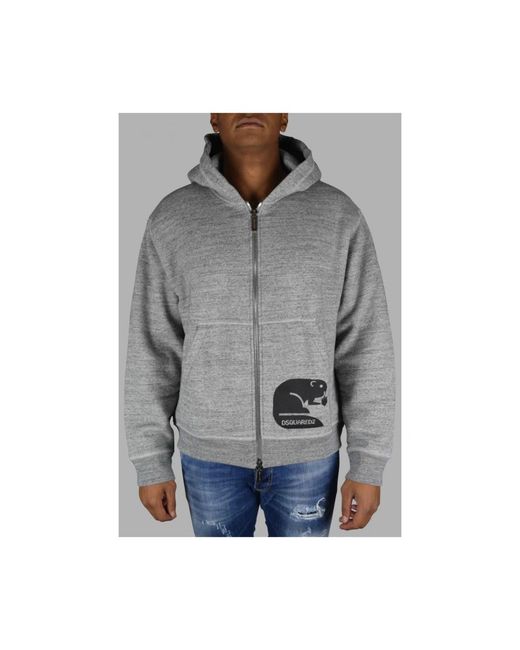 Zip-Throughs DSquared² de hombre de color Gray