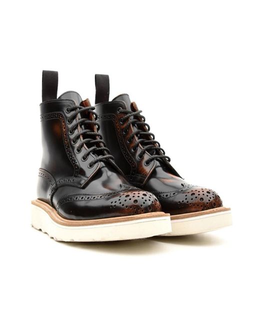 Tricker's Black Stilvolle trickers stiefel