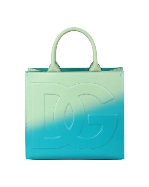 Dolce & Gabbana Blue Tote Bags