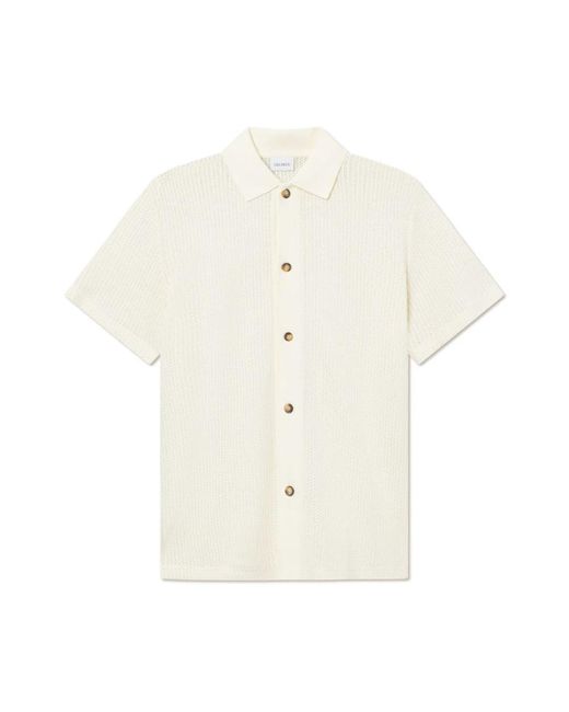 Les Deux Short Sleeve Shirts in het White voor heren