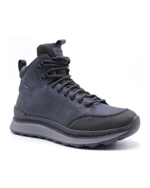 Geox Blue Lace-Up Boots for men
