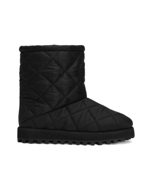 Dolce & Gabbana Black Winter Boots for men