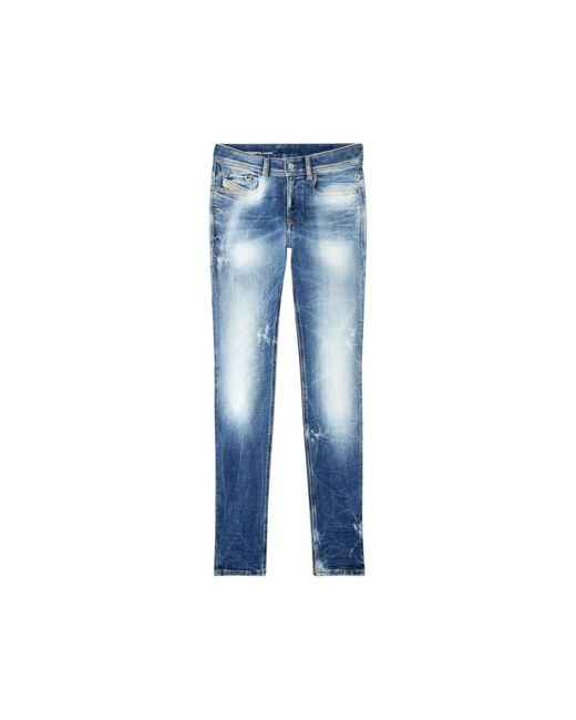 DIESEL Blue Slim-Fit Jeans for men