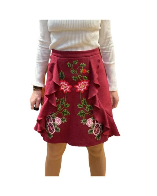 Manoush Rokken ,Rood ,Short Skirts in het Red
