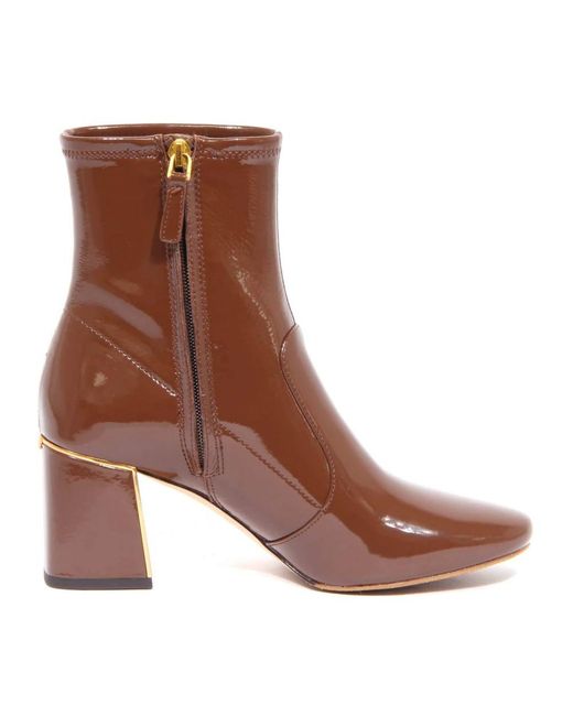 Tory Burch Brown Heeled Boots