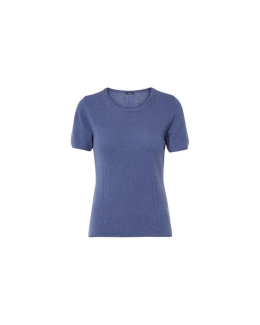 Joseph Licht T-Shirt Van Kasjmier in het Blue