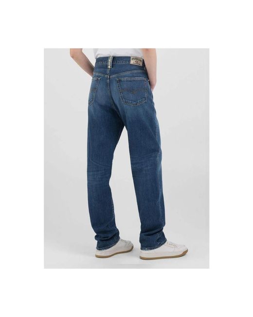 Replay Blue W9Zero1 Straight-Fit Jeans