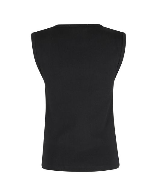 Rohe Black Sleeveless Tops