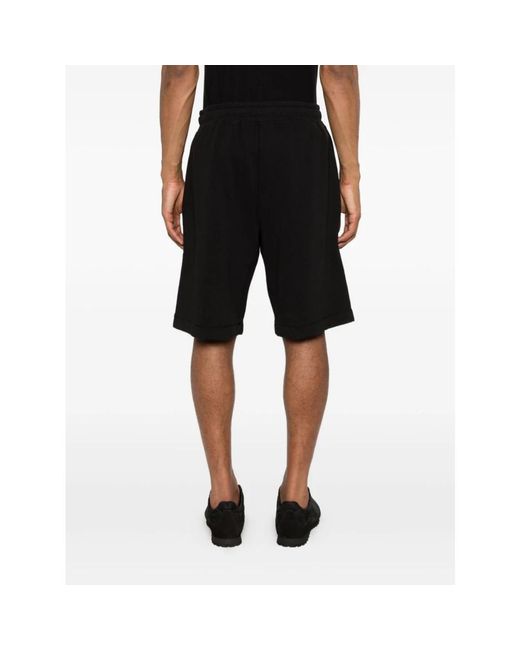 C P Company Black Casual Shorts for men