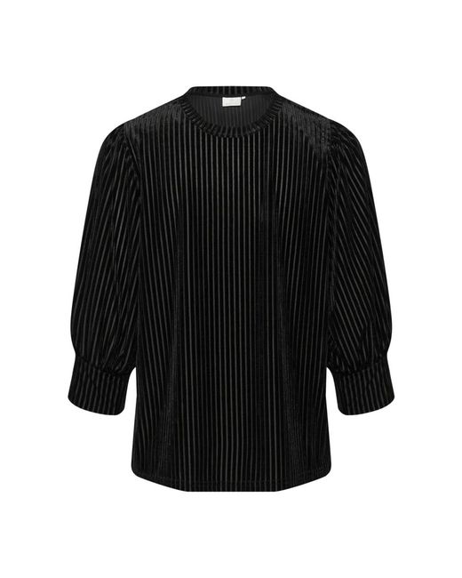 Kaffe Overhemden ,Zwart ,Kacaca Blouse in het Black