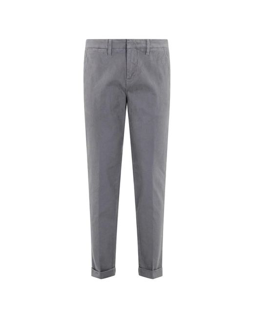 Fay Gray Slim-Fit Trousers for men