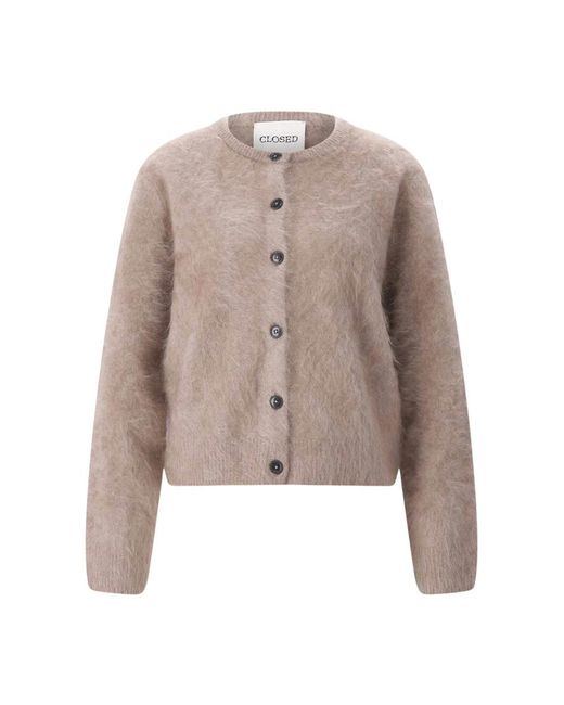 Closed Cashmere Cardigan in het Brown