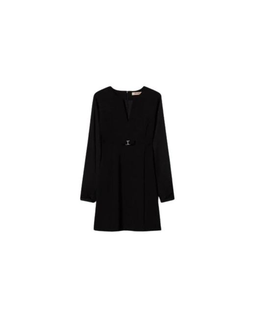 Twinset Black Short Dresses