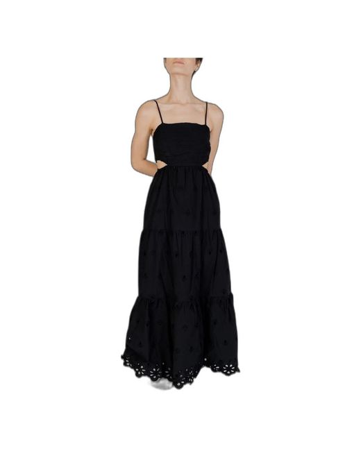 Vestido largo de algodón colección primavera/verano Desigual de color Black