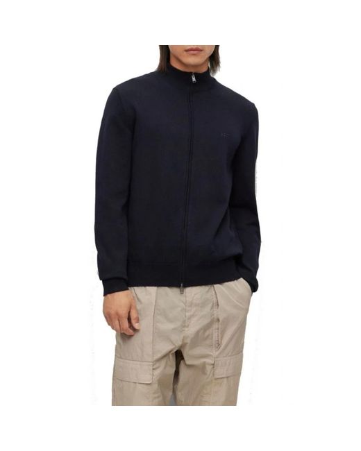HUGO Blue Cardigans for men