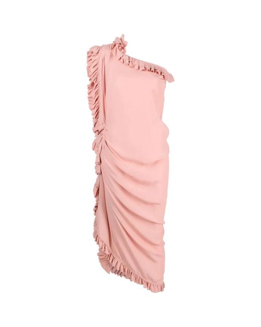 Dries Van Noten Pink Midi Dresses