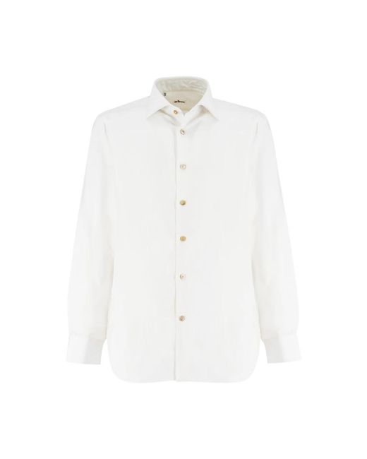 Kiton White Casual Shirts for men