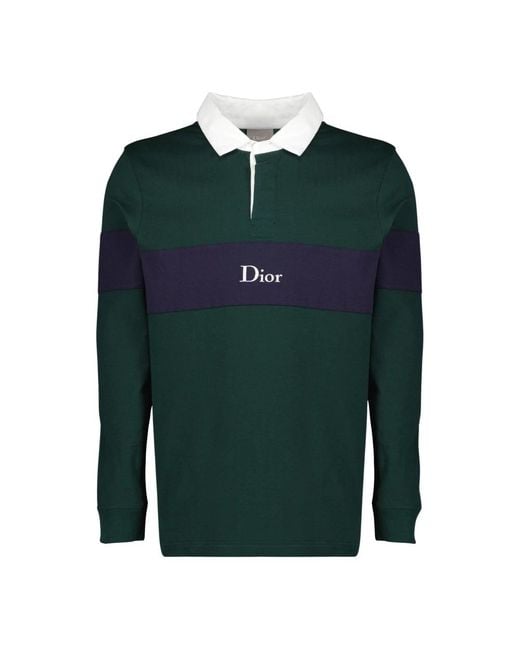 Dior Green Polo Shirts for men
