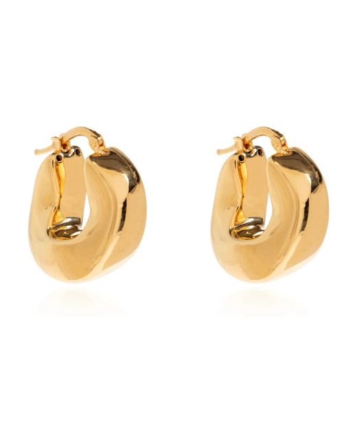 Earrings Jil Sander de color Metallic