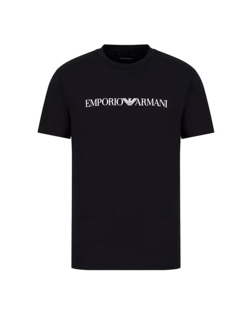 Emporio Armani Tops > T-shirts in het Black voor heren