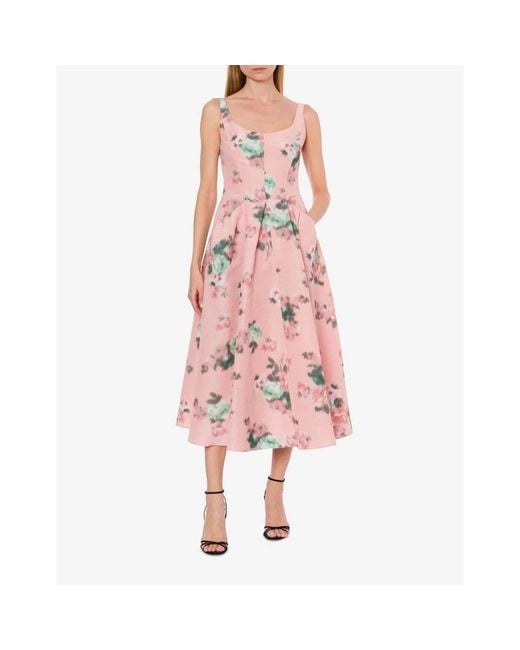 Philosophy Di Lorenzo Serafini Pink Midi Dresses