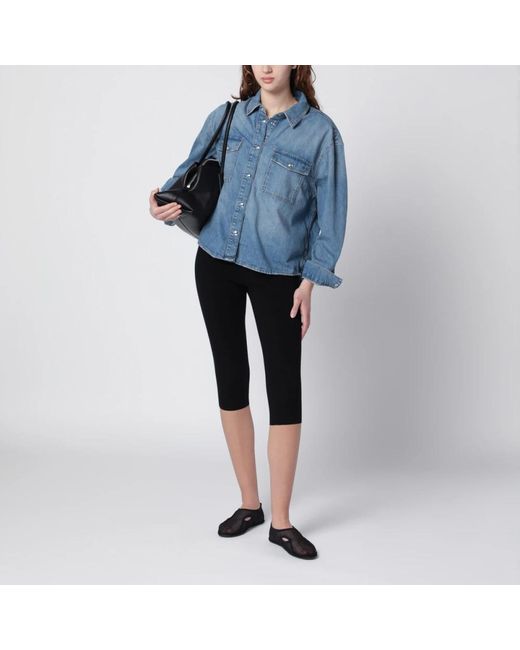 Anine Bing Blue Denim Shirts