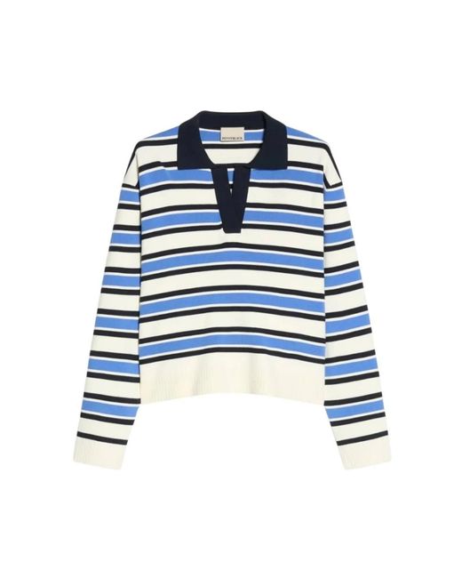 Pennyblack Blue V-Neck Knitwear