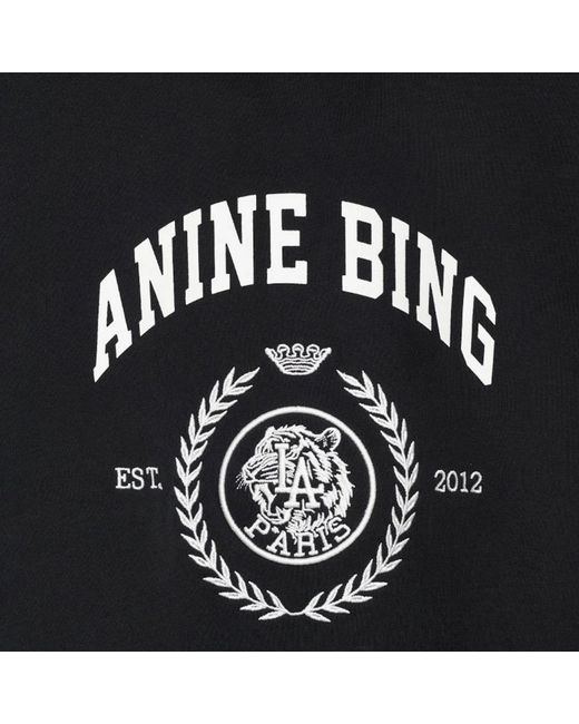 Anine Bing Black Sweatshirts